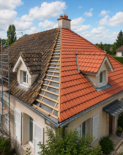 Réparation et rénovation de toiture à Louveciennes dans les Yvelines